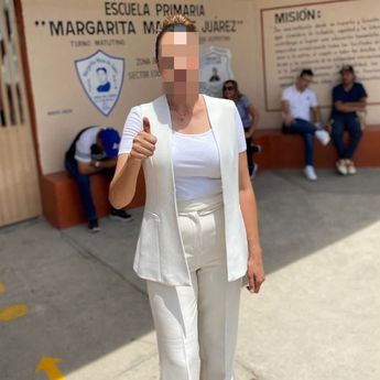 Mariana 'N' ex candidata detenida en el Cereso de Hidalgo / Especial