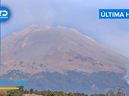 El semáforo de alerta volcánica del Popocatépetl está en Amarillo Fase 2 HOY 6 de marzo 2025 / Andrés Lobato