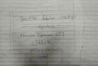 Mensaje ataque Alessandra Rojo de la Vega obtenido por Milenio./Cortesía.