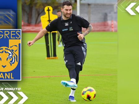Gignac entrenando con Tigres en el CET durante la pretemporada / @TigresOficial