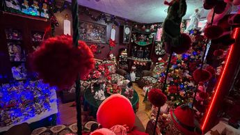 Casa de la familia Guerrero es una de las más navideñas