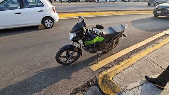 El accidente se registró sobre el cruce de las avenidas Madero y Gonzalitos. | Fabricio Gallegos