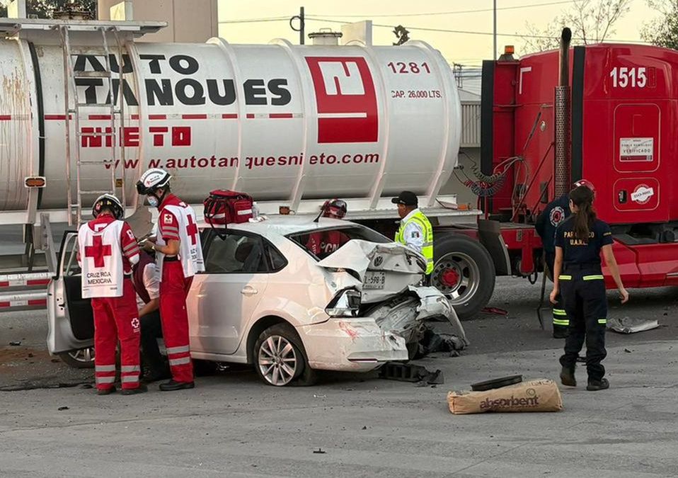 El joven conductor no necesitó de traslado a una unidad médica. | Ángel Mercado
