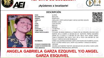 La Fiscalía General de Justicia de Nuevo León emitió un reporte de búsqueda tras la desaparición de la joven. | Especial