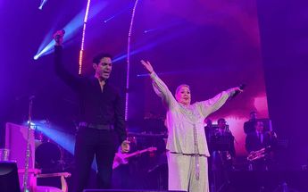 Ernesto D’Alessio abrió el show de su mamá el viernes. | Ileana González
