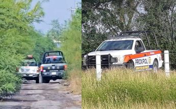 La movilización ocurrió a pocos metros del cuartel de Fuerza Civil, sobre el callejón de los Tijerina en la colonia Agropecuaria. | Especial