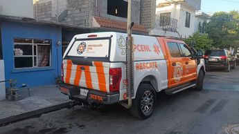 Protección Civil y Bomberos de Nuevo León atendieron el siniestro. | Fabricio Gallegos