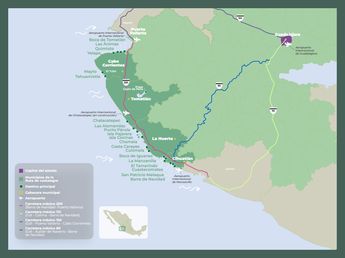 Mapa de playas de Costalegre | Costalegre.com