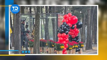 Vecinos de Iztacalco se sorprendieron por el altar y denunciaron debía ser retirado del sitio / Telediario
