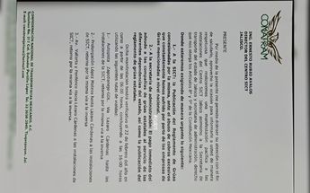 Comunicado de la Conatram / Conatram