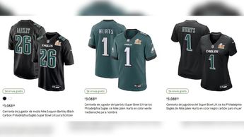Jersey de Philadelphia Eagles 2025 en la NFL / Captura