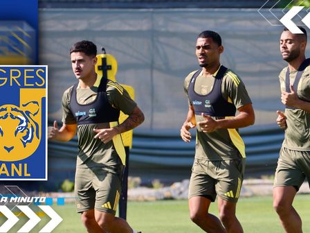 Los felinos se encuentran en su último entrenamiento en casa / @TigresOficial