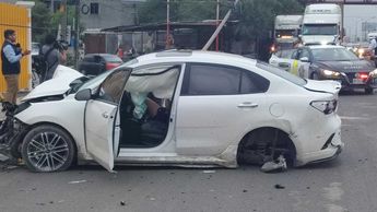 Accidente vial en la Carretera a Laredo. | Agustín Martínez