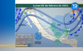 Frente frio 33 y Sexta Tormenta Invernal