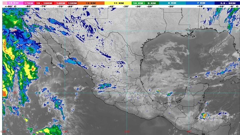 Imagen satelital México