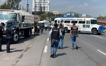 Transportistas de Edomex inician bloqueos en el Valle de México / Especial