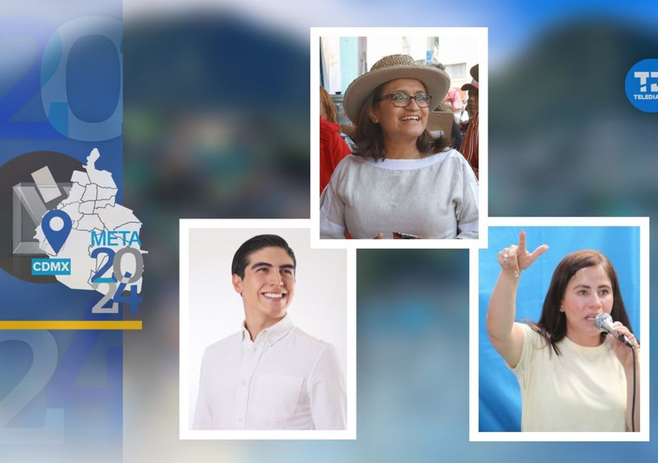 Debate a la alcaldía Iztapalapa./ @KarenQuirogaAn, @pichardofficial, @ALEIDAALAVEZ