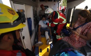 Pasajera asegura que el camión "agarró mucha velocidad" antes del impacto| Proteccón Civil
