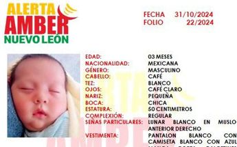 El bebé fue raptado luego de que su mamá lo encargara a dos extrañas para poder entrar a una tienda en Escobedo. | Cortesía