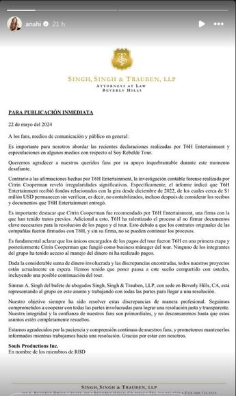 Guillermo Rosas trabajó con RBD en su primera etapa hace veinte años