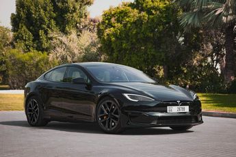 La familia viajaba en un automóvil Tesla modelo S Plaid | Tesla
