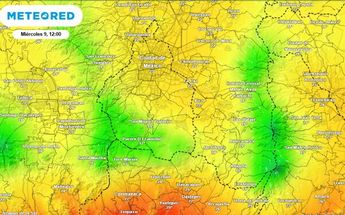 Mapa de temperatura en CdMx el 9 de abril | Meteored