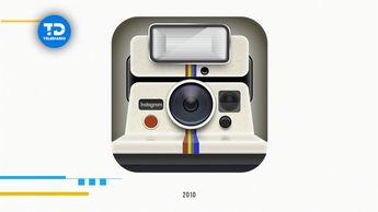 Este es el primer logo que se diseño para Instagram. Foto: Especial.