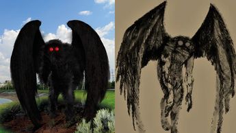 Hombre polilla, mothman o llamado también hombre-búho | Especial