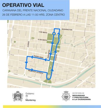 Las autoridades viales informaron que conforme el contingente vaya avanzando se irán habilitando las calles. | Leyda Estrada
