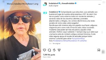 Blair aseguró que tanto ella como los animales se encontraban en buenas condiciones.| Redes sociales.