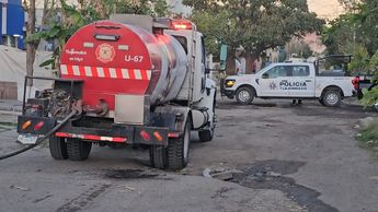 Los policías municipales colocaron el acordonamiento para resguardar los indicios | Juan Carlos Munguía