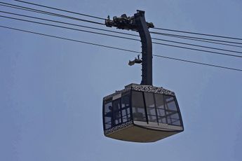 Teleférico de Puebla visto desde los Fuertes de Loreto y Guadalupe | Malenie Torres