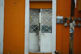 Puerta de la vecindad en donde se registró el ataque | Dany Bejar
