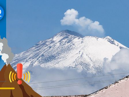 Actividad del Popocatépetl 15 de agosto de 2024 / Agencia Es Imagen