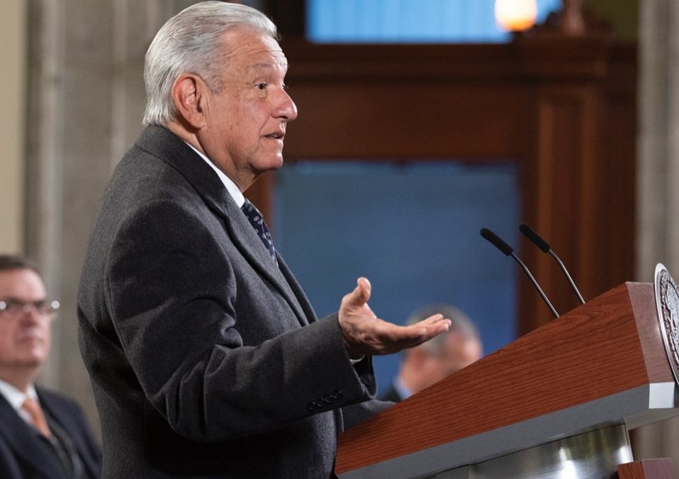 AMLO en Palacio Nacional. / Presidencia