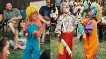 Abelito trabajando como payasito cuando era niño | Especial