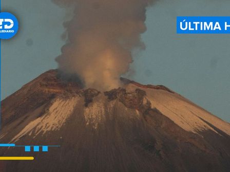 El semáforo de alerta volcánica del Popocatépetl está en Amarillo Fase 2 HOY 9 de febrero 2025 / Es Imagen