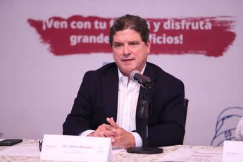 Jaime Herrera, presidente de la Canaco Monterrey. | Luis Guerra