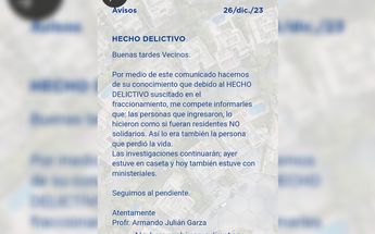 Comunicado tras hechos en Apodaca | Especial