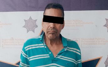 El detenido en Guadalupe, Nuevo León fue identificado como Rubén de 66 años. | Cortesía