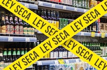 La ley seca es una medida en donde se prohibe la venta, distribución y consumo de bebidas alcohólicas.