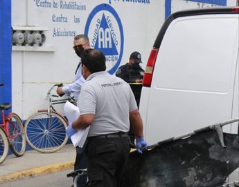 Personal forense levantó el cuerpo de hombre en el anexo "Granjas Nuevo Horizonte", ubicado en Chietla / Especial