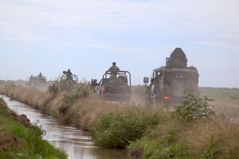 Elementos del Ejército mexicano en una autopista. | Ariel Ojeda