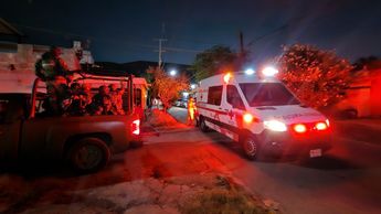 Hasta el lugar arribaron elementos de la Policía de Monterrey. | Edgar Plata