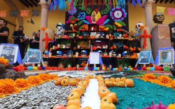 Altar de Muertos dedicado a policías / Cortesía