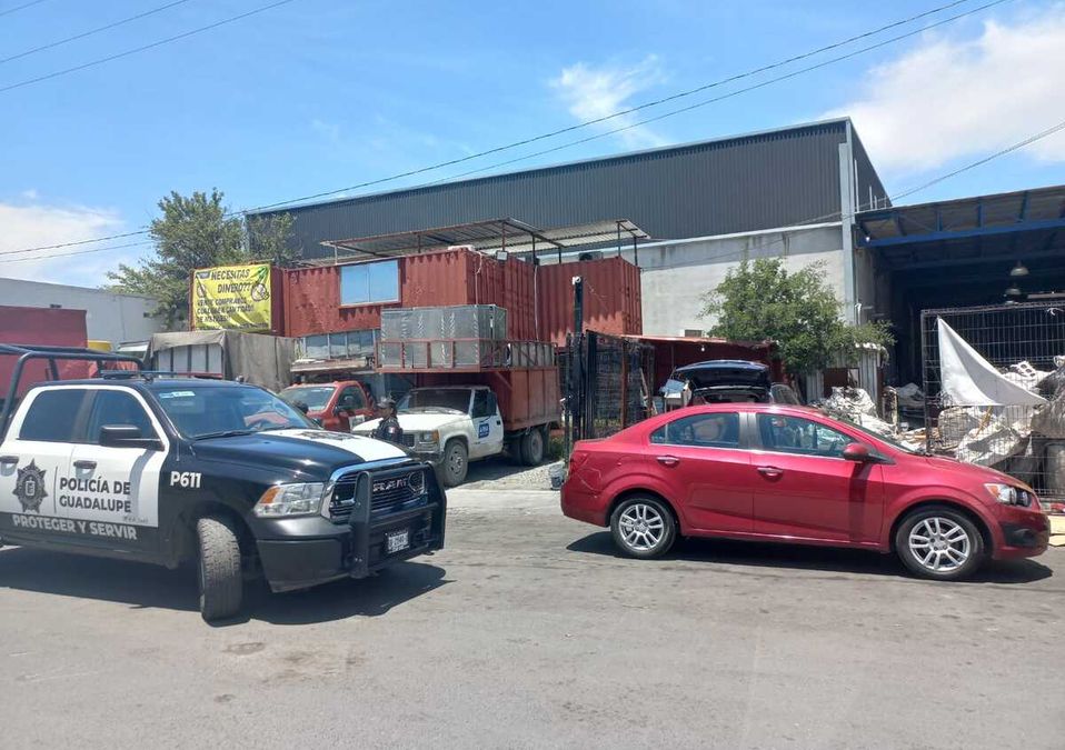 Robo en recicladora de Guadalupe. / Especial