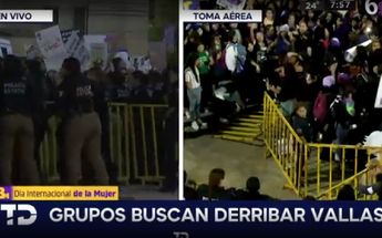 Grupos buscan derribar vallas en Plaza Mayor de Torreón