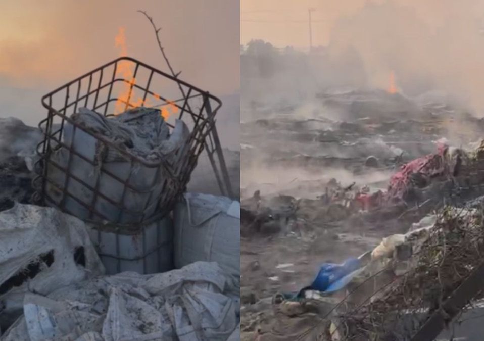 El incendio en la recicladora de Ecatepec provocó una gran movilización de las autoridades | Osvaldo Muller Periodista