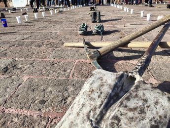 Fue en la Explanada de los Héroes al exterior del Palacio de Cantera, donde se llevó a cabo el evento / Miranda Arias
