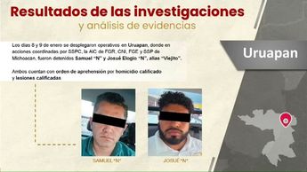 Samuel 'N' fue detenido en la Casa de la Cultura de Uruapan. | Gobierno de México